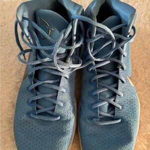 Blue High-Top Nikes Sneakers